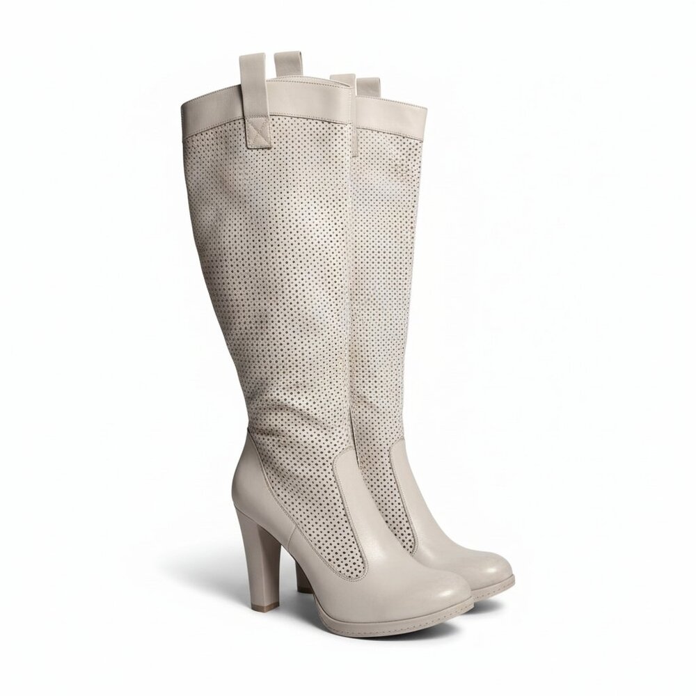 Badura boots. Genuine leather, knee high